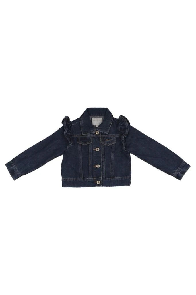 GUESS Guess Kids Lurex Denim Ruffle Jacket