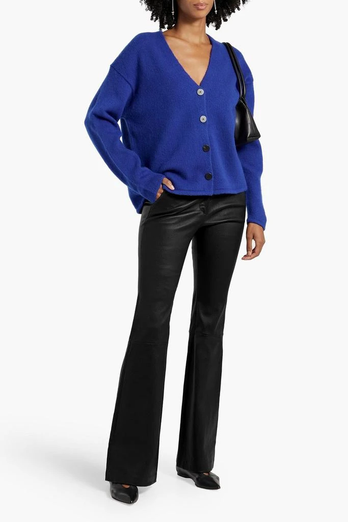Theory Leather flared pants 2