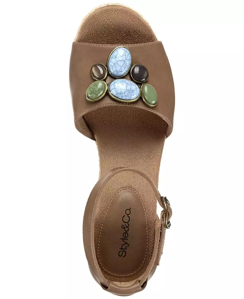 Style & Co Women's Seleeney Wedge Sandals, Created for Macy's 4