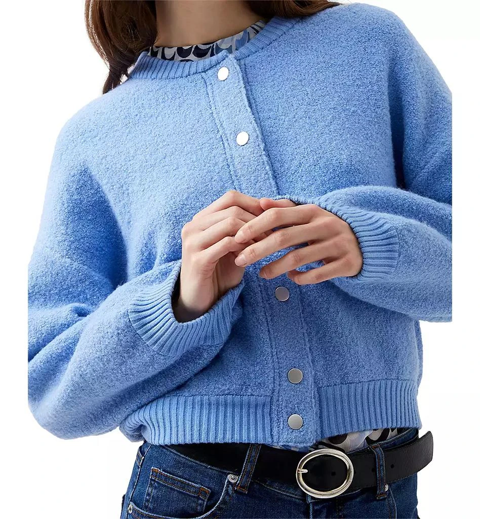 French Connection Women's Melissa Knit Bomber Jacket 4