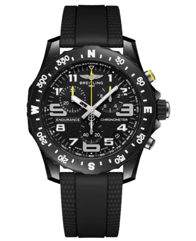 BREITLING Breitling Endurance Pro 44 Chronograph Black Dial Rubber Strap Men's Watch X82310E51B1S2 1