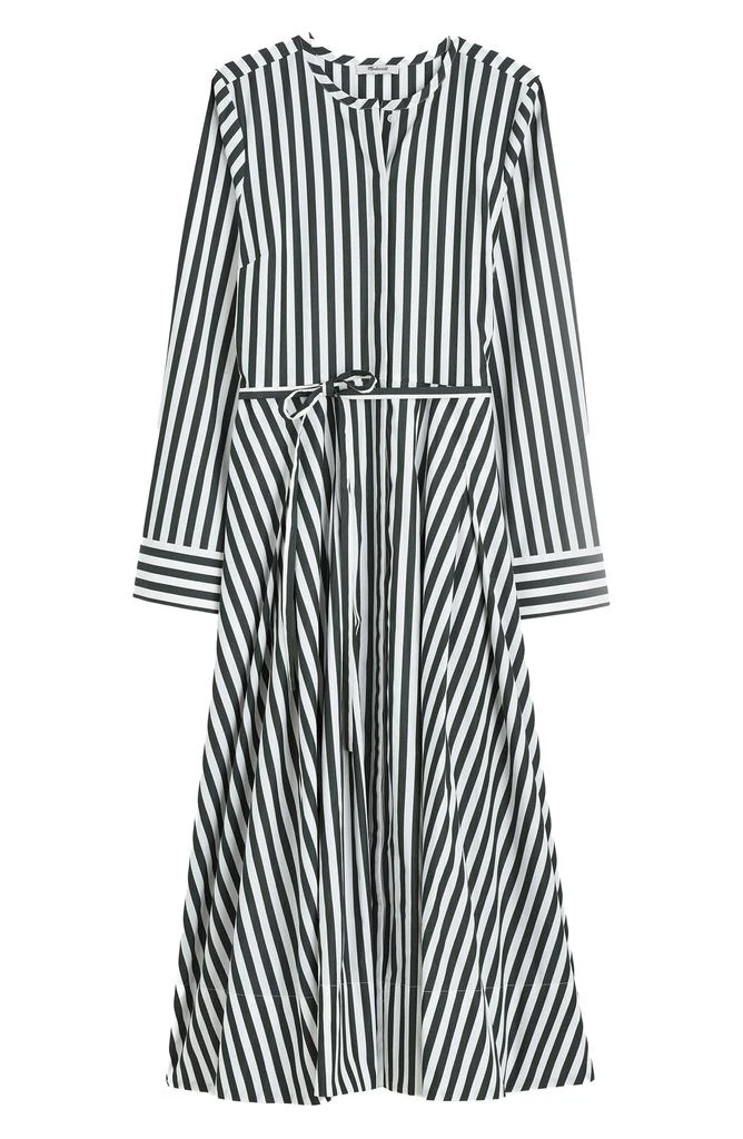 Madewell Janis Stripe Long Sleeve Cotton Poplin Shirtdress 4