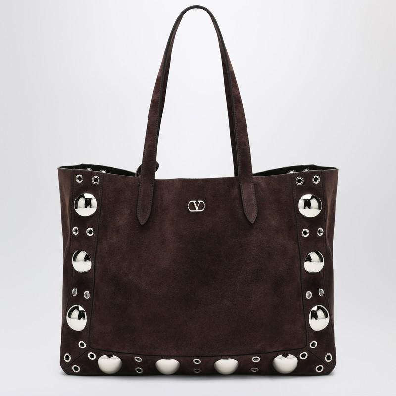 トートバッグ Valentino Garavani Small Bicolor Tote With Mixed Handles Valentino Garavani Small Bicolor Tote With Mixed Handles In