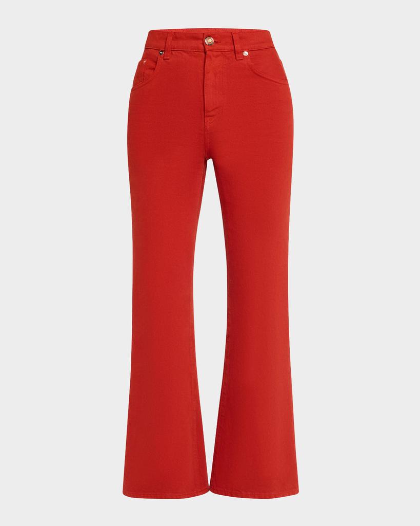 Gabriela Hearst Ezra Bootcut Ankle Jeans