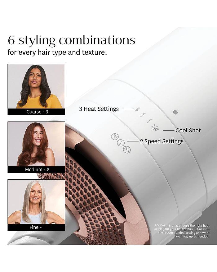 T3 AireBrush One-Step Smoothing
Volumizing Hair Dryer Brush in Satin Blush/Rose Gold 4