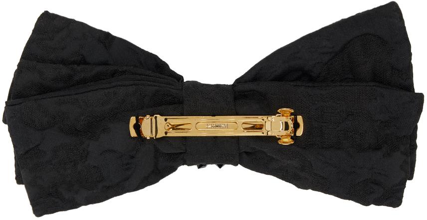 Erdem Black Crystal-Cut Barrette