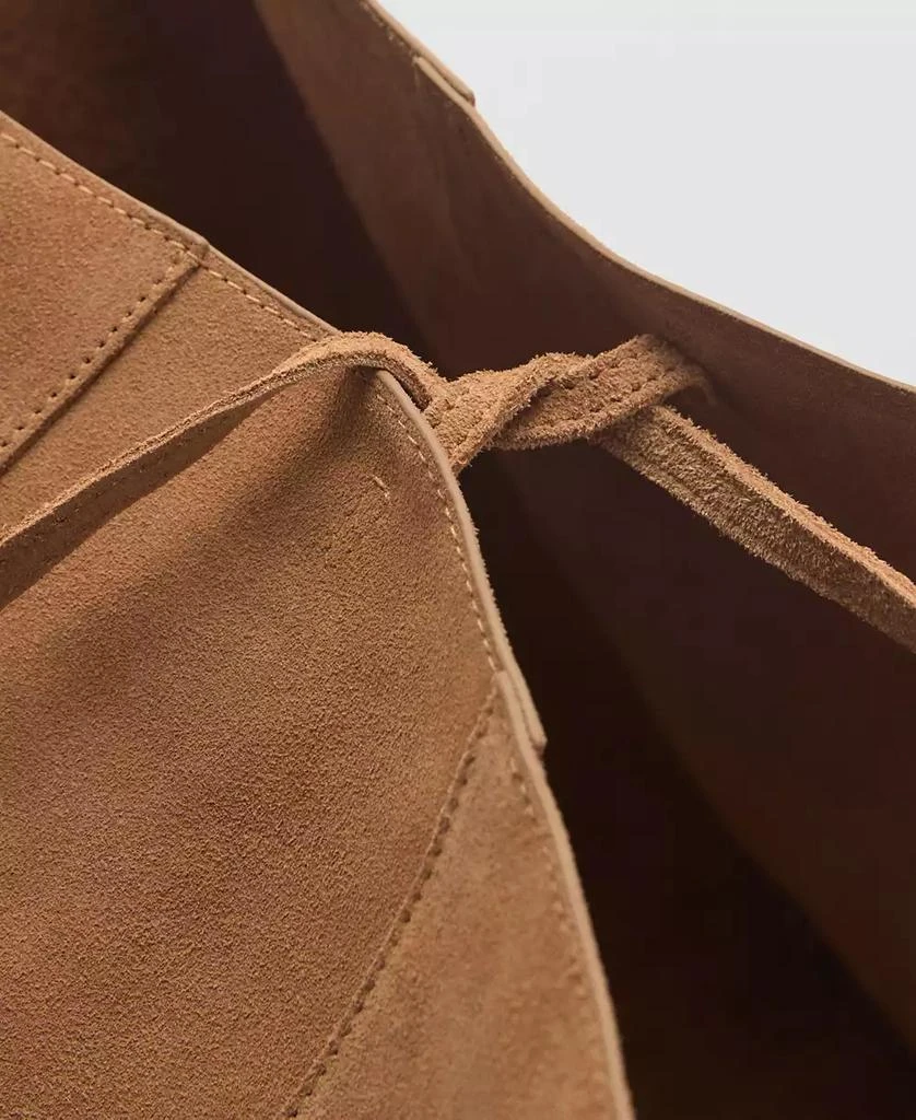 Mango Women's Suede Shopper Bag 3
