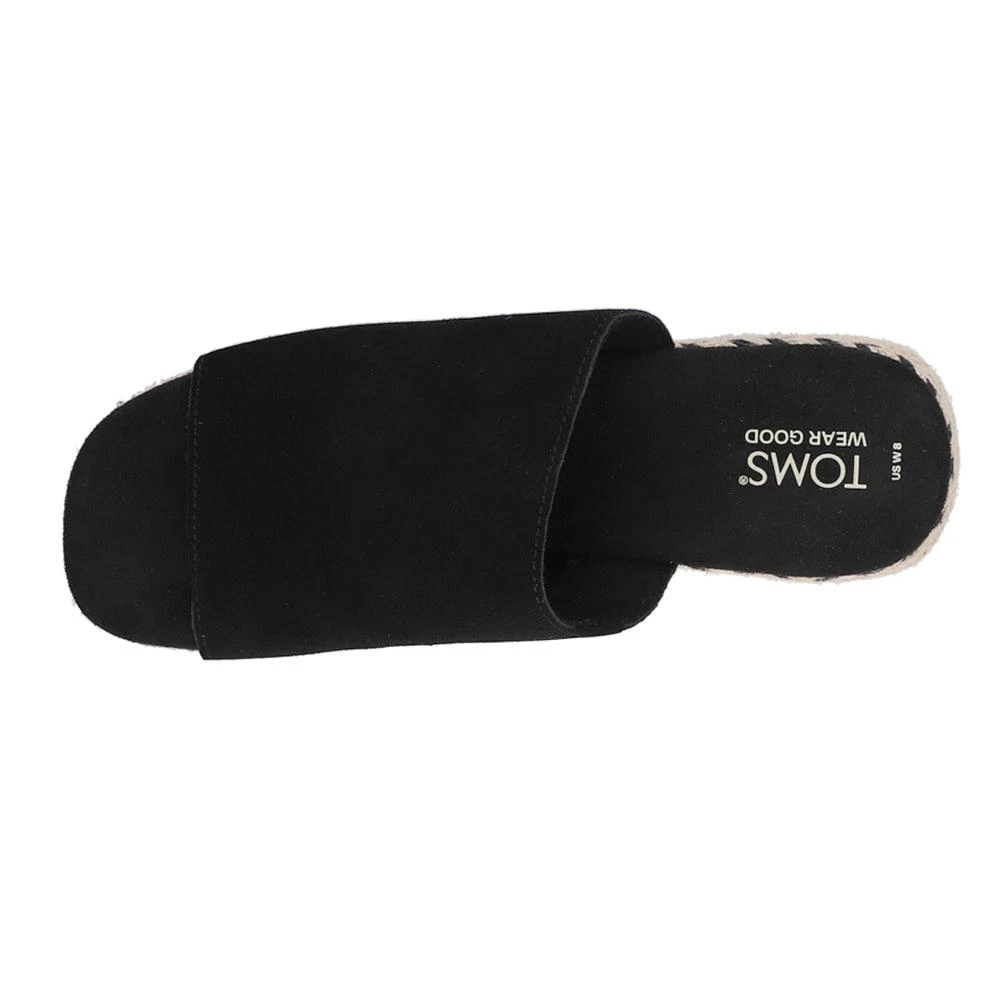 TOMS Laila Mule Platform Espadrille Sandals 4