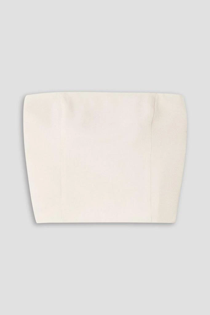 GAUGE81 Tona cropped strapless crepe top 1
