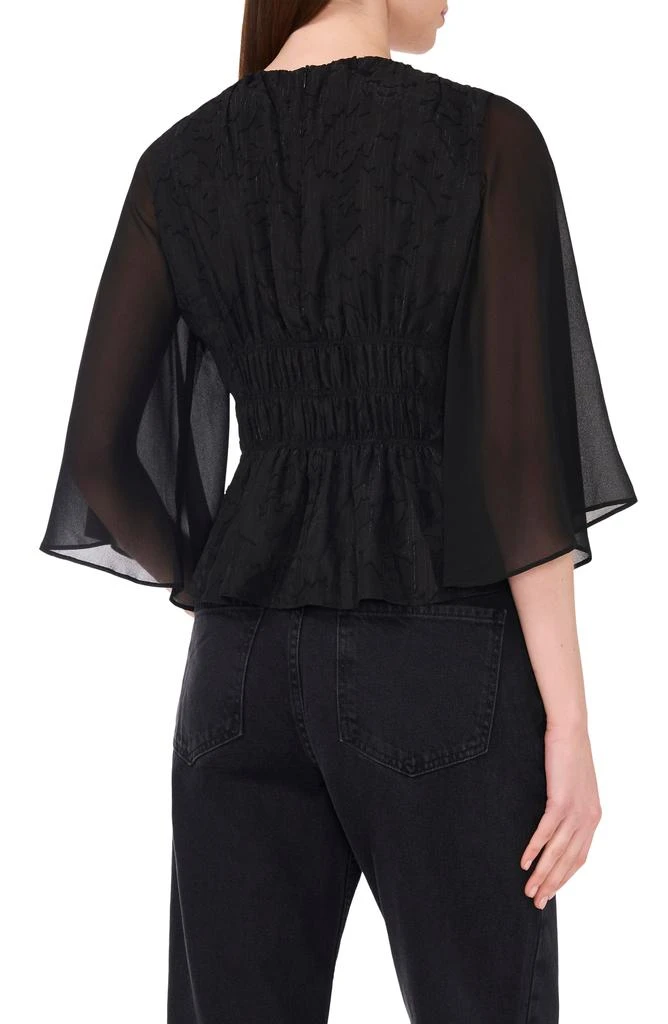 Parker The Elodie Metallic Smocked Top 2