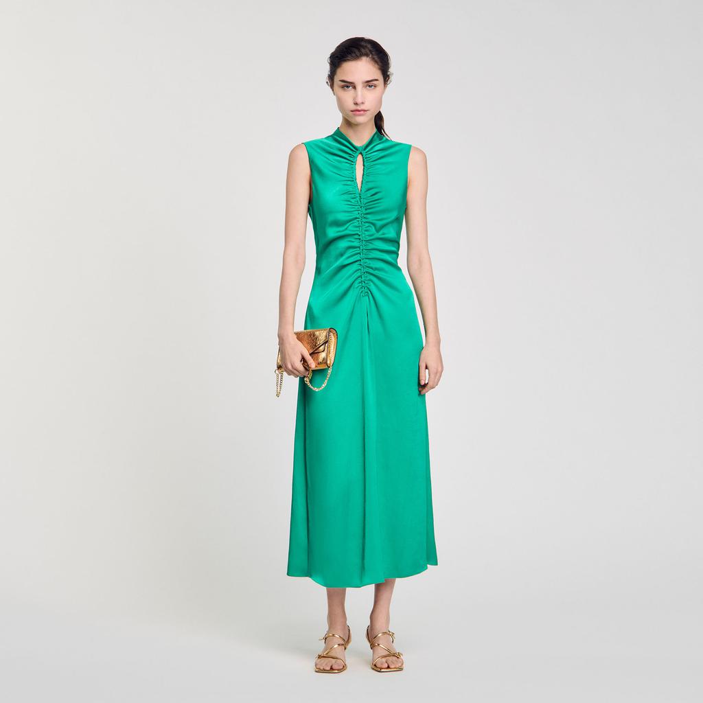PAUL SMITH★素敵！Flared ruched jersey midi dress Paul Smith Flared ruched jersey midi dress - Dresses