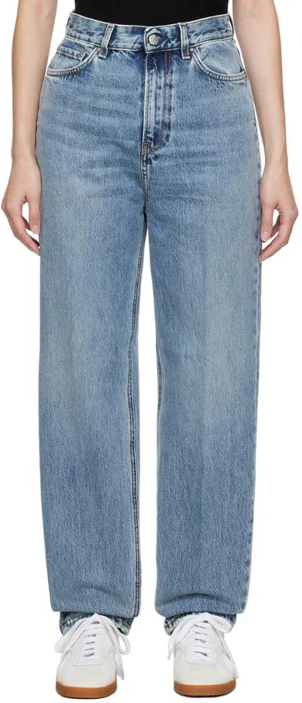 TOTEME Blue Tapered Jeans 1