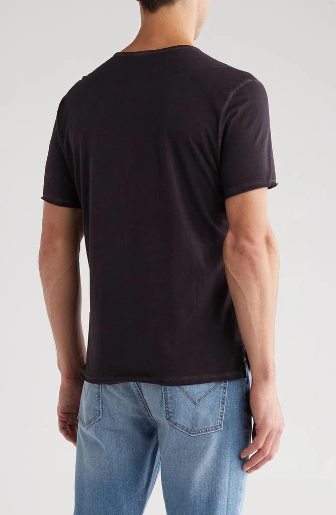 John Varvatos Sublime Wash Cotton Henley 2