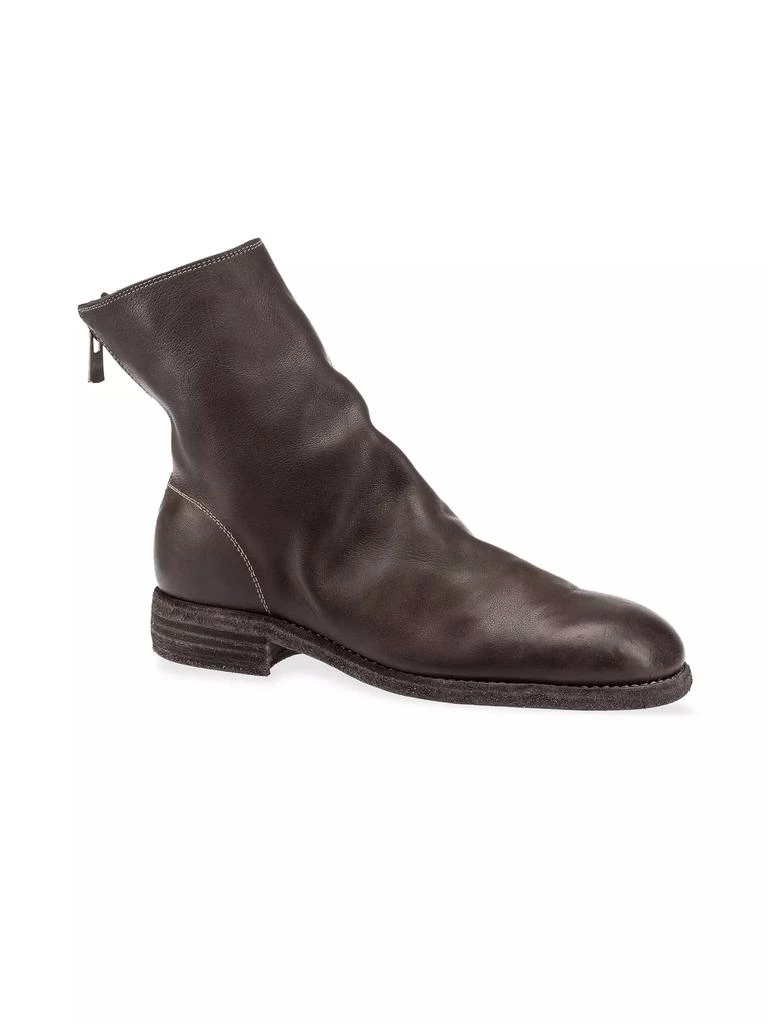 guidi Leather Back Zip Boots 2