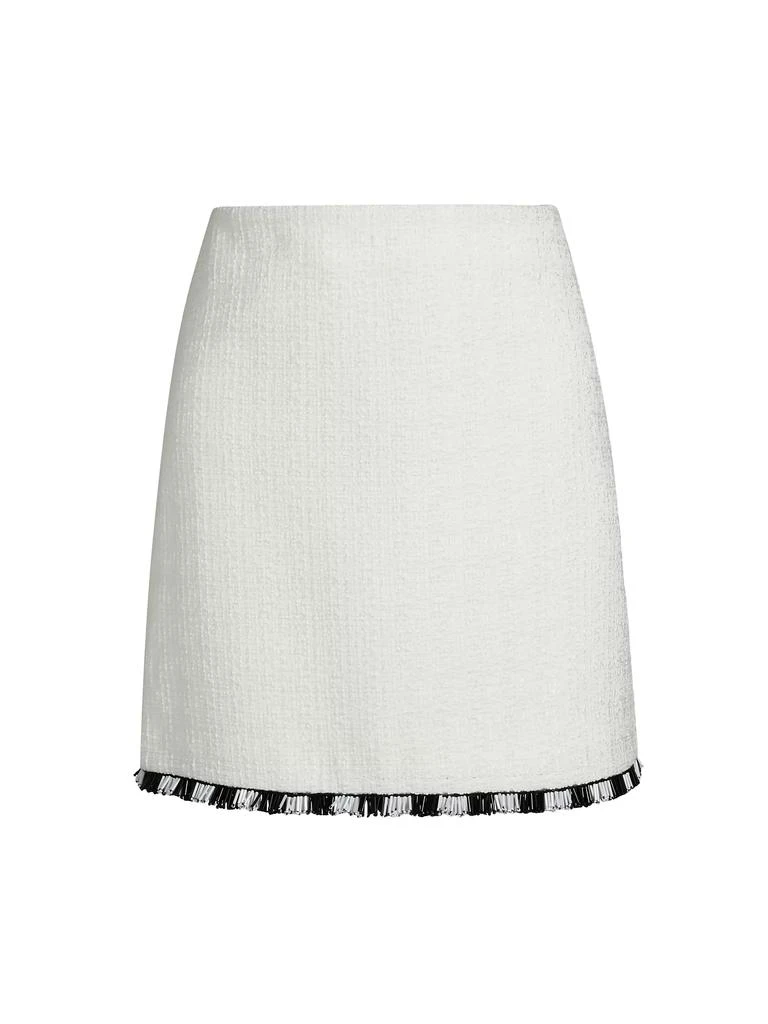 Milly Beaded Fringe Miniskirt 1