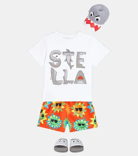 Stella McCartney Printed swim trunks 2