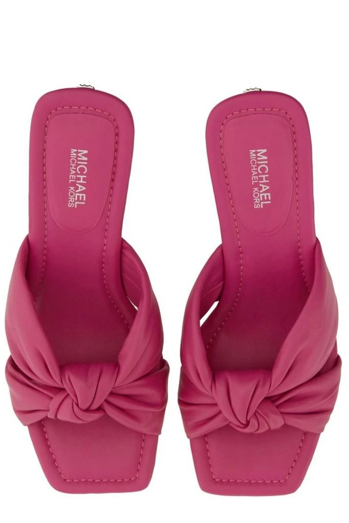 Michael Kors Michael Michael Kors Elena Bow Detailed Sandals 5
