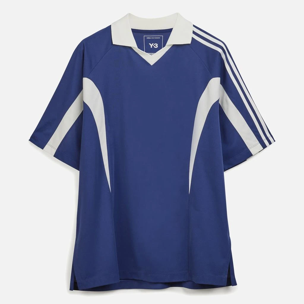 Y-3 Cut Line Cotton-Blend Jersey T-Shirt 4