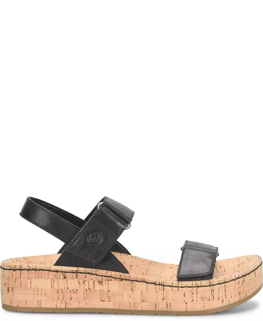 Born Women's Sloan Round Toe Wedge Sandals 2