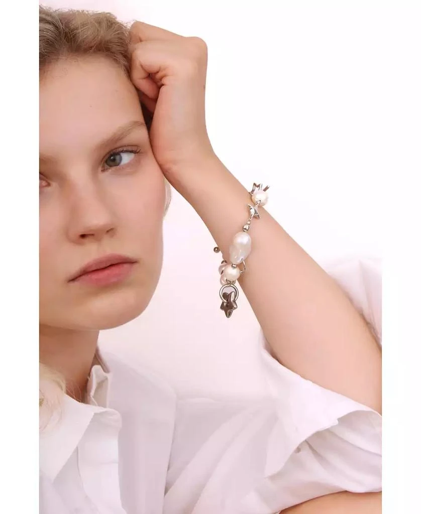 Velvet Luna Baroque Pearl Piercing Bracelet 10" 2