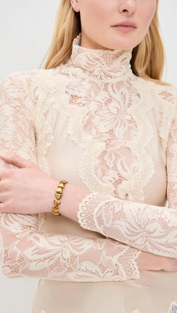 Jia Jia Hematite Golden Heart Bracelet 2