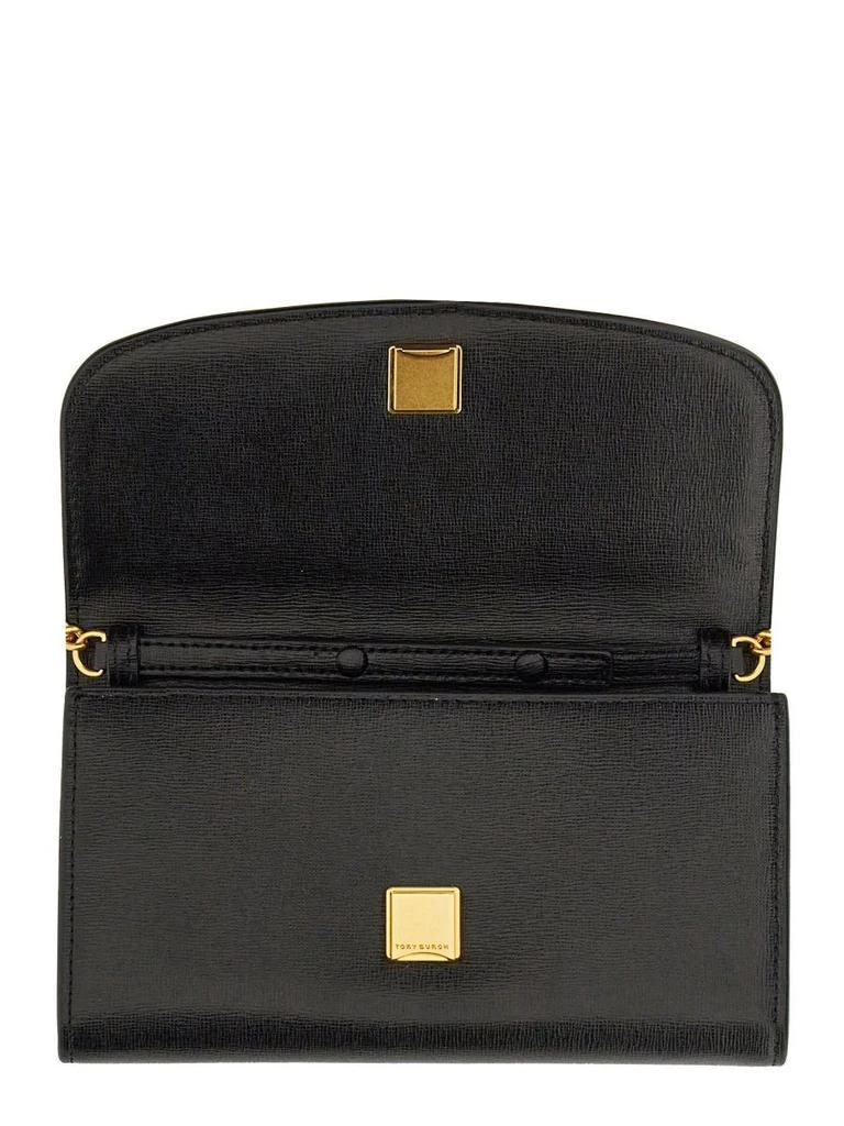Tory Burch Tory Burch Robinson Leather Wallet On Chain 1