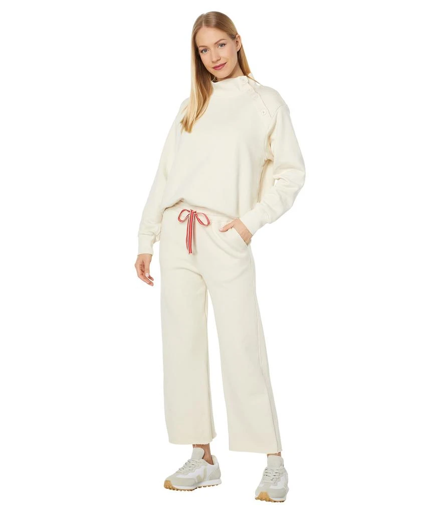 Sundry Button Neck Sweatshirt 4