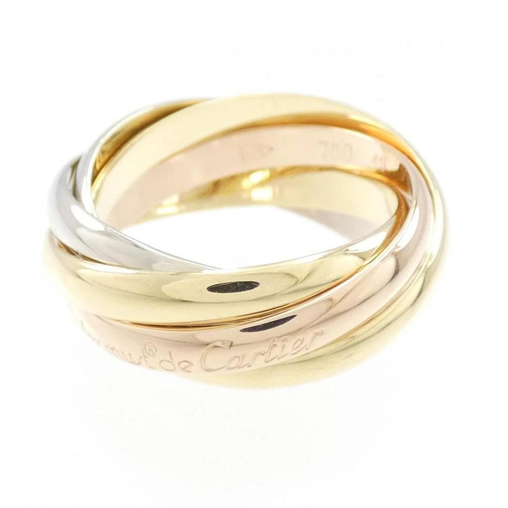 Cartier pink gold gold yellow gold pink gold (18K) gold (18K) yellow gold (18K) Band Ring (Pre-Owned) 1
