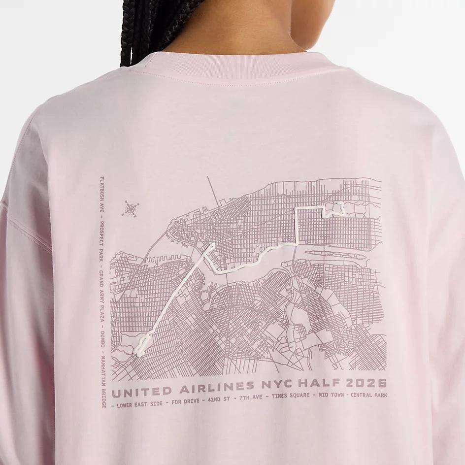 New Balance United Airlines NYC Half Graphic Long Sleeve 4