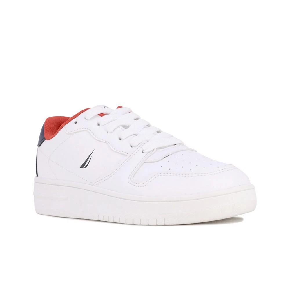 Nautica Big Boys Lace Up Low Cut Court Casual Sneaker 1