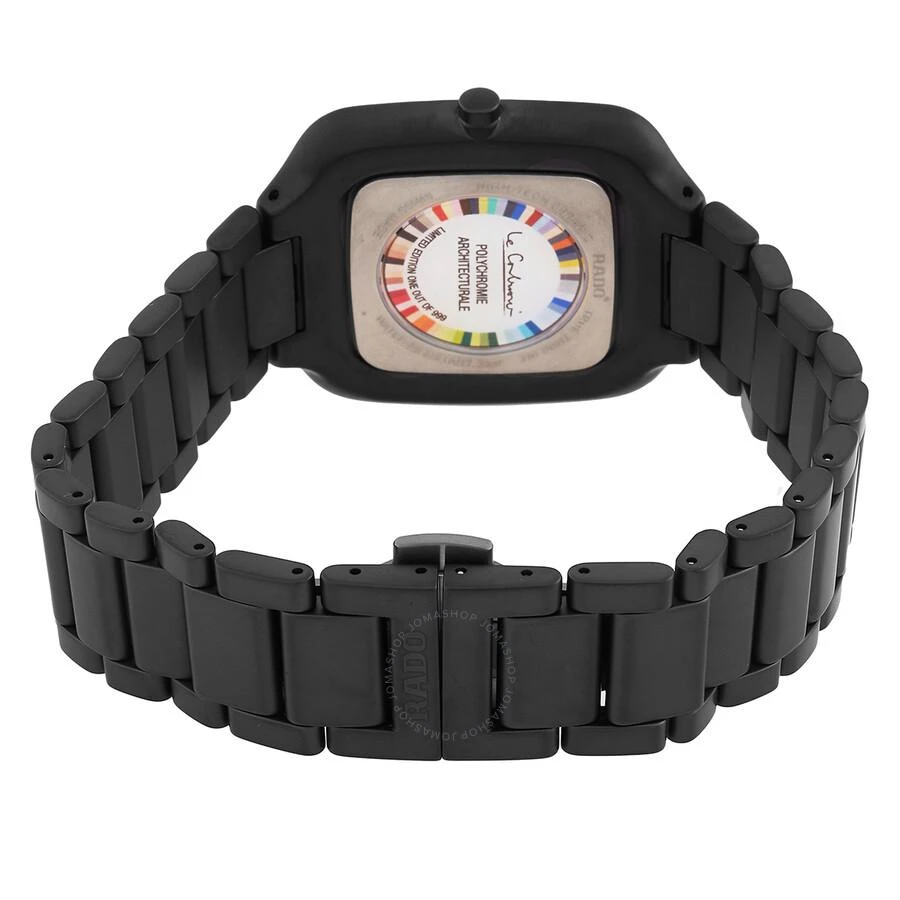 Rado True Square Quartz Black Dial Unisex Watch R27062152 3