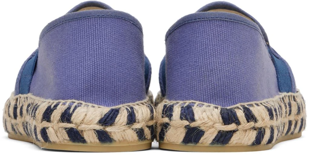 Kenzo Purple Canvas Espadrilles 2