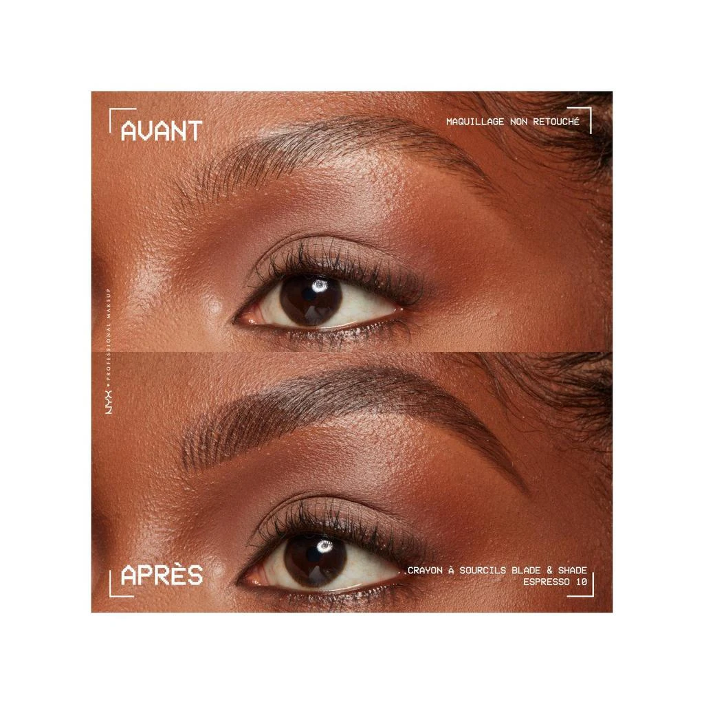 Octopus x Nyx Blade & Shade, Crayon Sourcils Double Embout, Tenue Jusqu'À 16H, Ash Blonde 54
