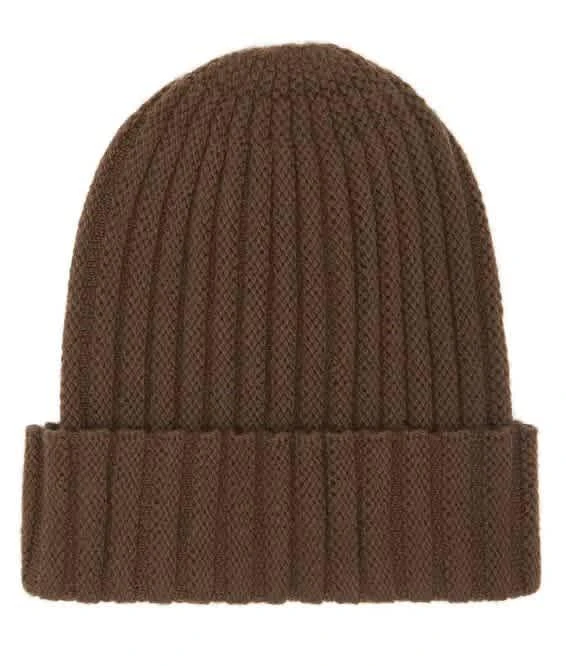Burberry Burberry Stripe Cuff Ribbed Wool Beanie In Bridle Brown 2