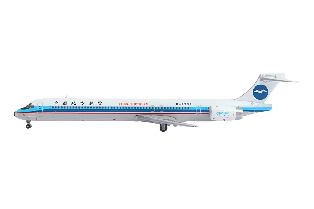 GeminiJets McDonnell Douglas MD-90 China Northern Airlines B-2253 White Blue Stripes  1/400 Diecast Model Airplane 2