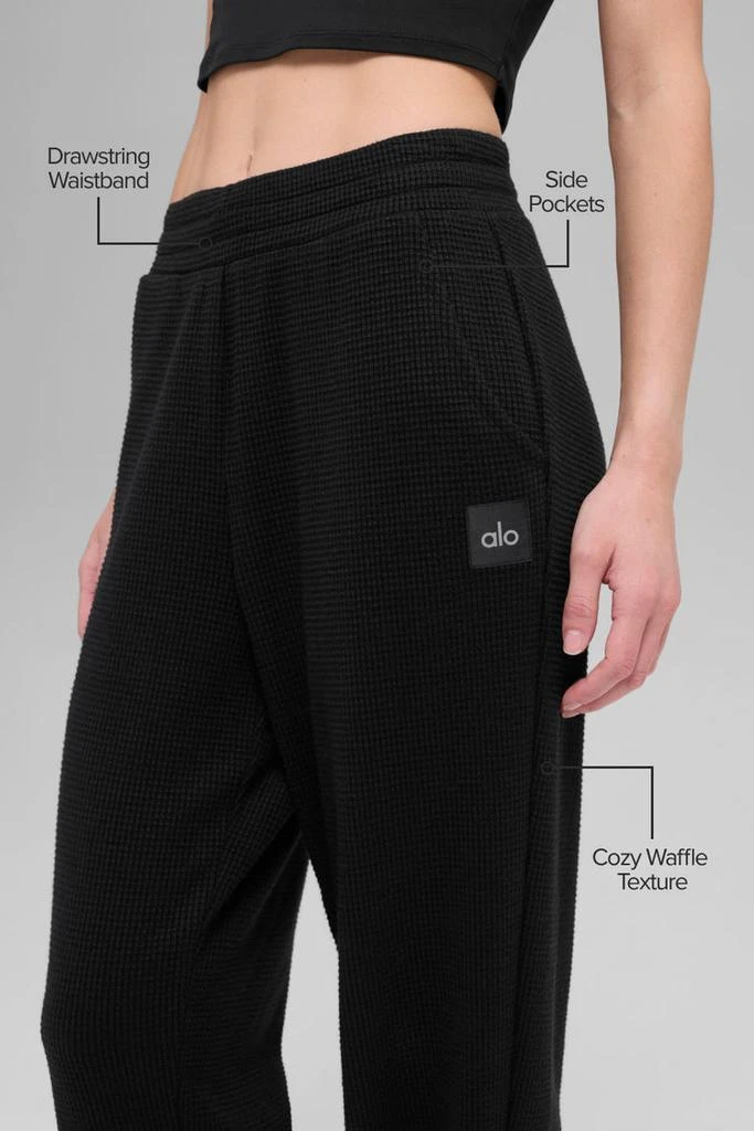 Alo Waffle Weekend Escape Jogger - Clover Green 2