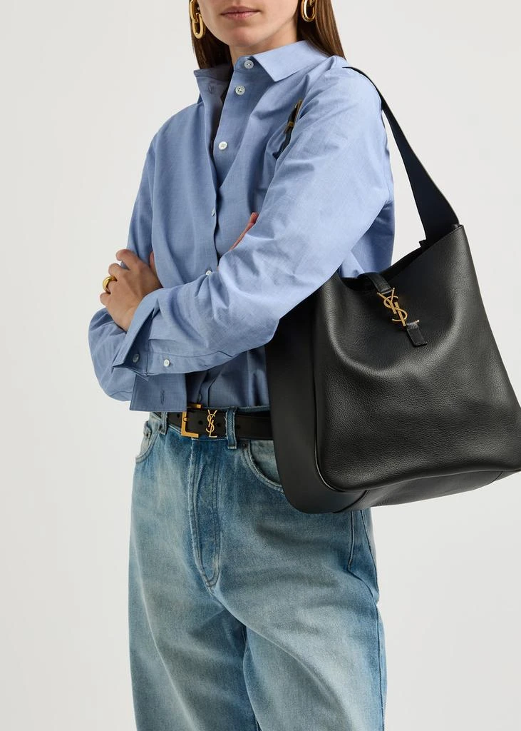 Yves Saint Laurent Le 5 à 7 large leather hobo bag 5