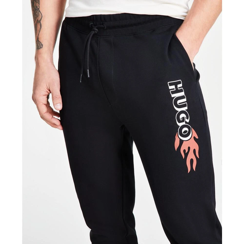 HUGO Men's Durbojet Fire Logo Joggers 4