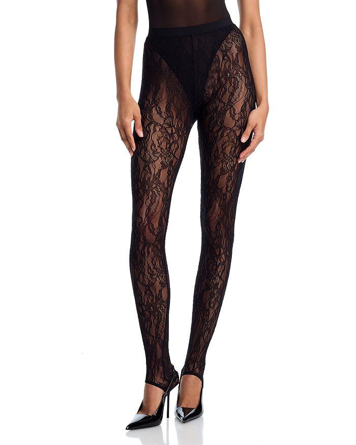 WARDROBE.NYC Lace Tights
