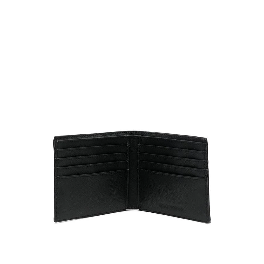 Emporio Armani Black Logo Bifold Wallet 3