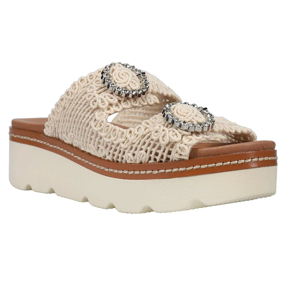 Chinese Laundry Sonder Macrame Platform Slide Sandals 2