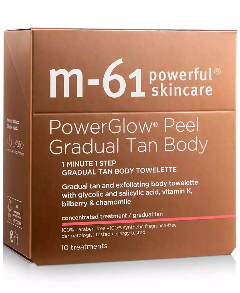 M-61 PowerGlow Peel Gradual Tan Body, 10 treatments 3