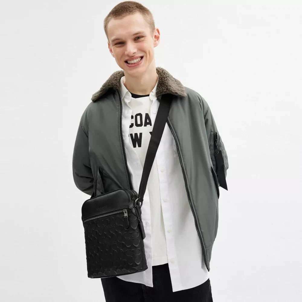 Coach Houston Flight Bag In Signature Leather 2