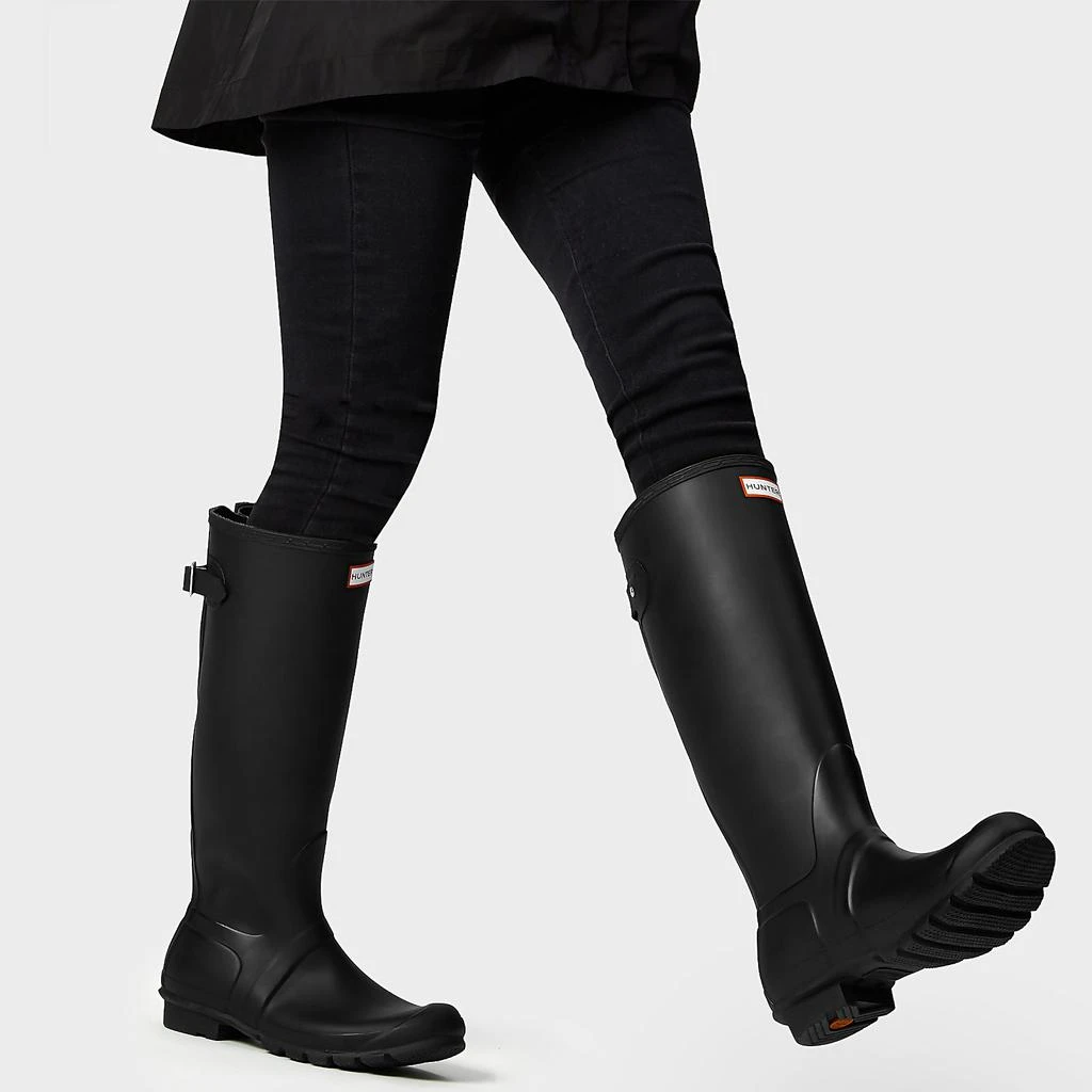 Hunter Women's Original Back Adjustable Wellies - Black 6