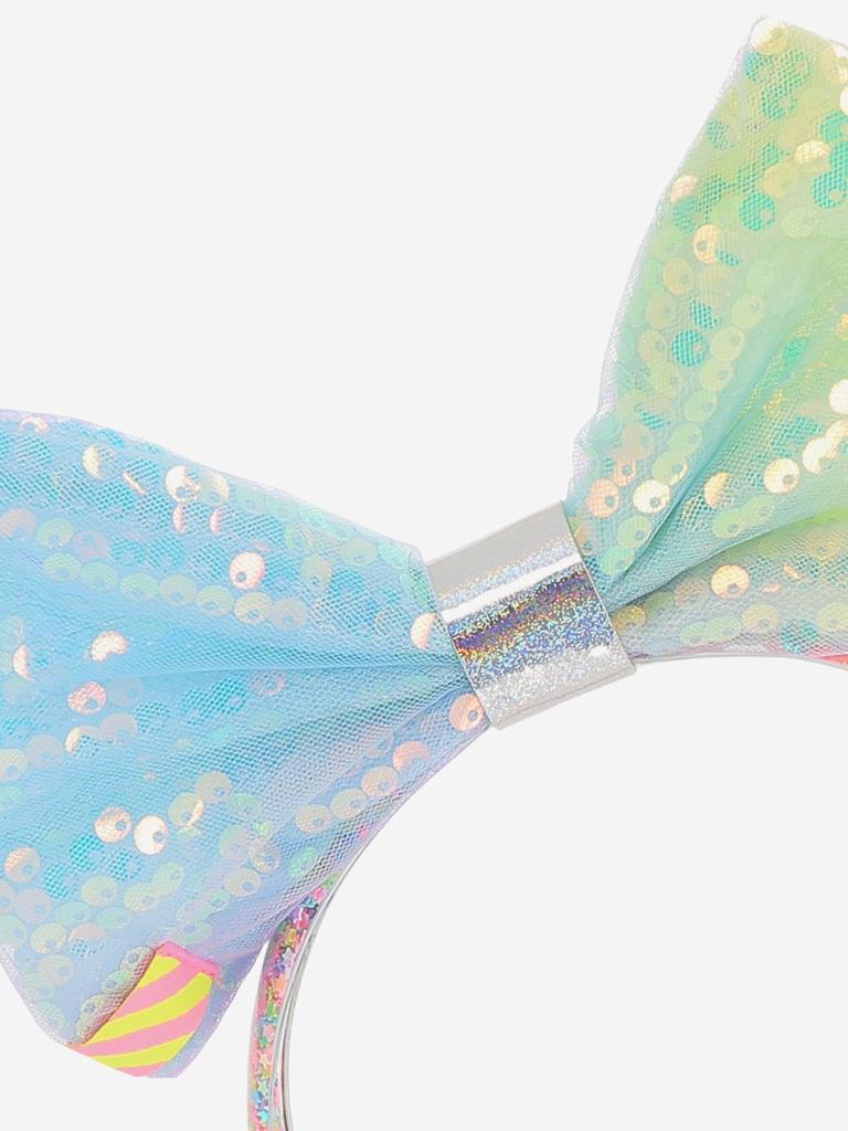 Billieblush Girls Sequin Bow Headband in Multicolour