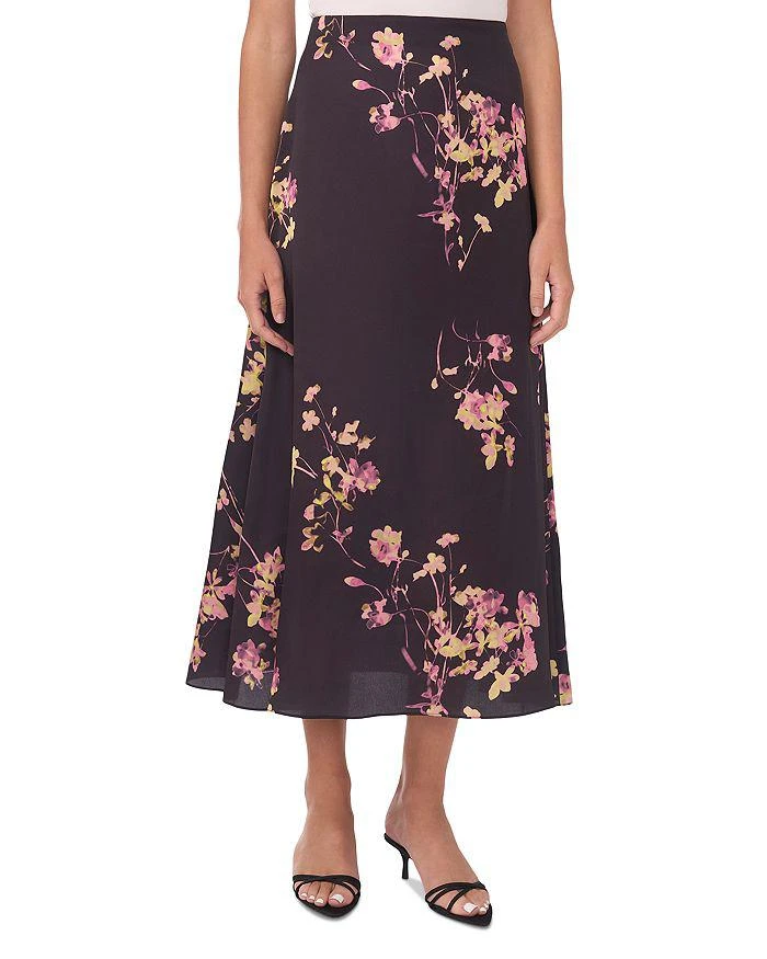 Vince Camuto A Line Slip Midi Skirt