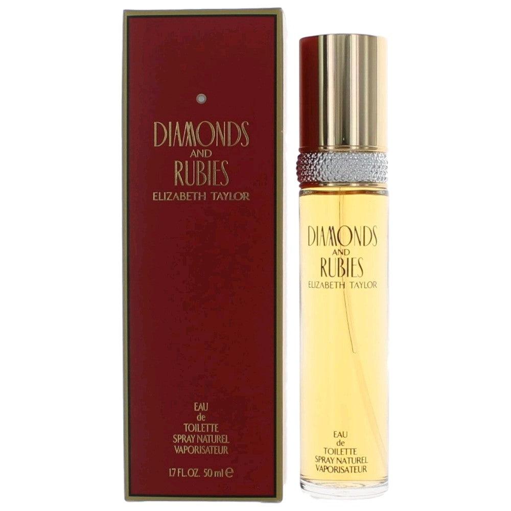 Elizabeth Taylor 2pcs Diamonds & Rubies by , 1.7 oz Eau De Toilette Spray for Women