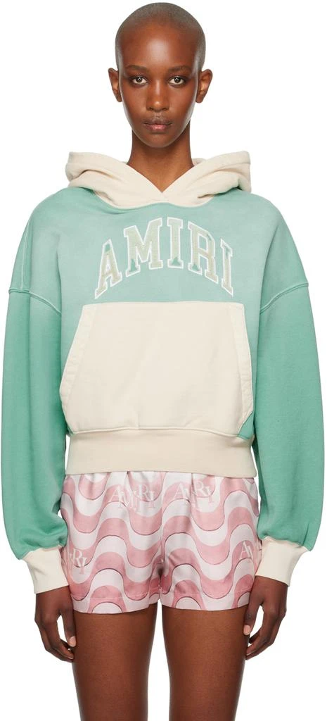 AMIRI Blue 'Amiri' Vintage Hoodie 1