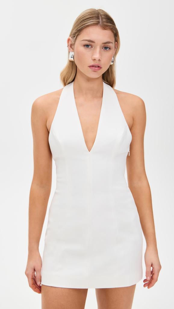 Misha The Pearl Sateen Mini Dress