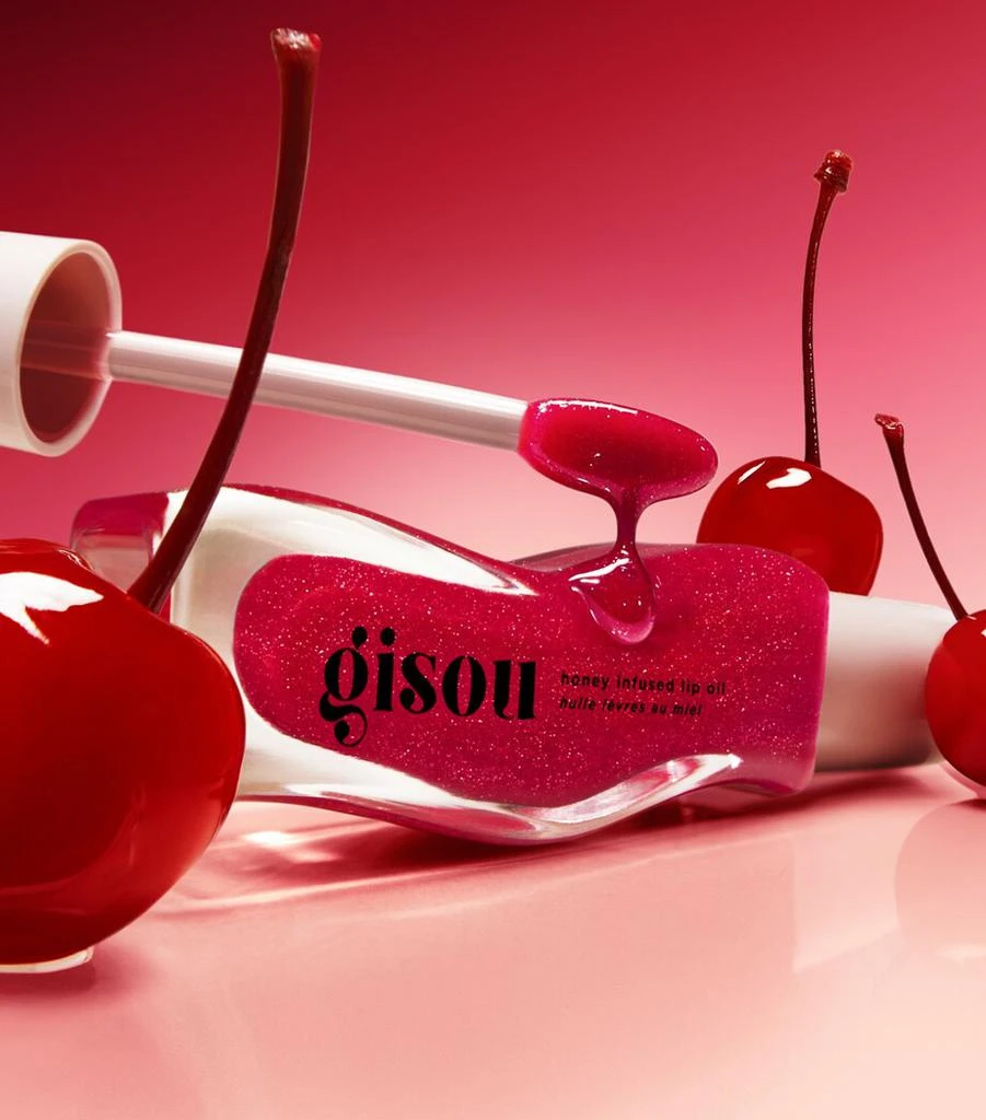 Gisou Cherry on the Cake Honey Infused Lip Oil 5